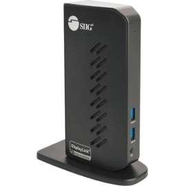 SIIG Universal Hybrid Dual 4K Video Docking Station, USB Type-C, Type-A & Thunderbolt 3 Compatible, Mirror / Extend / Primary Video Mode