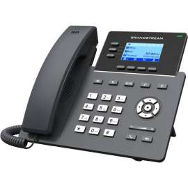Grandstream GRP2603P IP Phone, Corded, Corded, Wall Mountable, Desktop, 3 x Total Line
