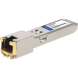 AddOn Fortinet SFP (mini-GBIC) Module - For Data Networking - 1 x RJ-45 10/100/1000Base-TX LAN - Twisted PairGigabit Ethernet - 10/100/1000Base-TX - Hot-swappable - TAA Compliant