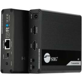 SIIG ipcolor 4K HDMI 2.0 Extender with IR, HDR and ARC, Dual 4K Single 8K Resolution, Thunderbolt Daisy Chain Supported