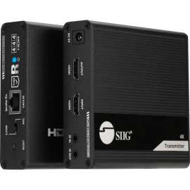 SIIG ipcolor 4K HDMI 2.0 Extender Daisy Chain Transmission Kit, 230ft, Zero Latency, With IR Control & Auto EDID Management , Additional Transceivers Part# CE-H26N11-S1