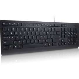 Lenovo Essential Wired Keyboard (Black), US English 103P, Cable Connectivity, USB Type A Interface, 104 Key Function Hot Key(s)