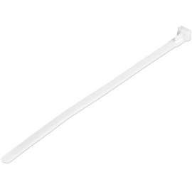 4XEM 1000 Pack 6" Cable Ties, White Medium Nylon/Plastic Zip Tie, Cable Tie, White, 1000 Pack