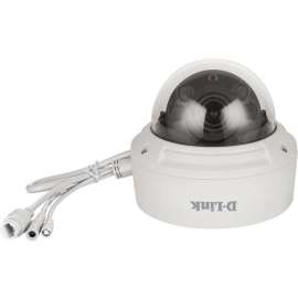 D-Link Vigilance DCS-4618EK 8 Megapixel HD Network Camera, Dome, 98.43 ft, H.265, H.264, MJPEG, 3840 x 2160