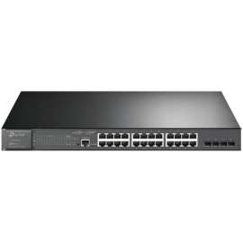 Tp Link TP-Link TL-SG3428MP, JetStream 28-Port Gigabit L2+ Managed Switch with 24-Port PoE+, Limited Lifetime Warranty, 24 PoE+ Port @384W, 4 x SFP Slots