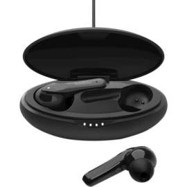 Belkin Mobile Belkin SOUNDFORM Move Plus Earset - Stereo - True Wireless - Bluetooth - 32.8 ft - Earbud - Binaural - In-ear - Black