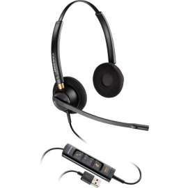 Poly EncorePro EP525 Headset, Stereo, USB Type A, USB Type C, Wired, 150 Hz