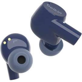 Belkin Mobile Belkin SOUNDFORM Rise True Wireless Earbuds - Stereo - True Wireless - Bluetooth - 32.8 ft - Earbud - Binaural - In-ear - Noise Cancelling Microphone - Blue