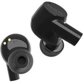 Belkin Mobile Belkin SOUNDFORM Rise True Wireless Earbuds - Stereo - True Wireless - Bluetooth - 32.8 ft - Earbud - Binaural - In-ear - Noise Cancelling Microphone - Black