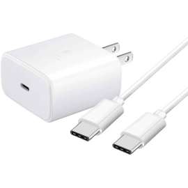 4XEM 45W Charging Kit for Galaxy Z Series, White