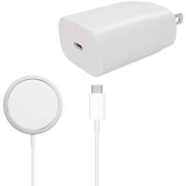 4XEM 20W MagSafe Charging Kit, White