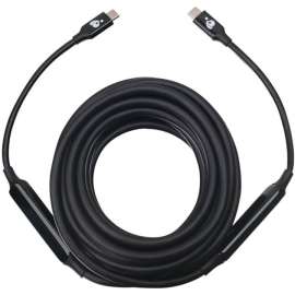 IOGEAR USB-C Bidirectional Active Cable - 16.40 ft USB-C Data Transfer Cable for Notebook, Smartphone, Tablet, VR Headset, Computer - First End: 1 x 24-pin USB Type C - Male - Second End: 1 x 24-pin USB Type C - Male - 10 Gbit/s - Extension Cable