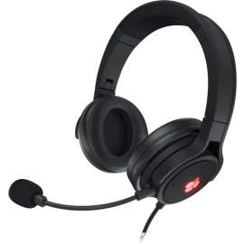 CHERRY HC 2.2 Office and Gaming Headset - Black, Detachable Microphone, Virtual 7.1 Surround Sound, Replaceable ear cusions.