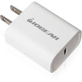 IOGEAR 20W USB-C Smartphone Charger, GearPower 20W USB-C Smartphone Charger, Compatible with all Type C, USB4, Thunderbolt 3 and Thunderbolt 4, iPhone 12, and Android Smartphones