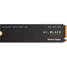 WD Black SN770 WDS500G3X0E 500 GB Solid State Drive - M.2 2280 Internal - PCI Express NVMe (PCI Express NVMe 4.0 x4) - Notebook, Motherboard Device Supported - 300 TB TBW - 5000 MB/s Maximum Read Transfer Rate