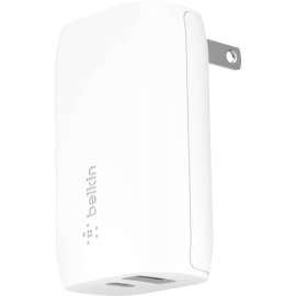 Belkin Mobile Belkin BoostCharge Dual USB-C and USB-A Power Delivery Wall Charger 32W - Power Adapter - 32 W - White