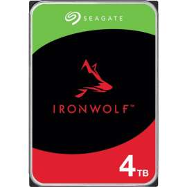 Seagate IronWolf ST4000VN006 4 TB Hard Drive - 3.5" Internal - SATA (SATA/600) - Conventional Magnetic Recording (CMR) Method - Desktop PC, Workstation, Server Device Supported - 7200rpm - 25 Pack