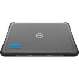 Gumdrop SlimTech for Dell 3110/3100 Chromebook (Clamshell), For Dell Chromebook, Textured Grip, Black, Bump Resistant, Scratch Resistant, Scuff Resistant