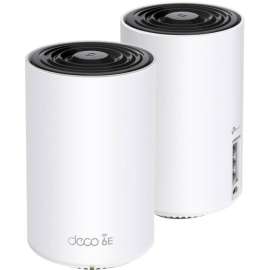 Tp Link TP-Link Deco XE75(2-pack), TP-Link Deco AXE5400 Tri-Band WiFi 6E Mesh System, Covers up to 5500 Sq.Ft, Replaces WiFi Router and Extender, AI-Driven Mesh