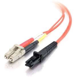 C2G-2m LC-MTRJ 62.5/125 OM1 Duplex Multimode PVC Fiber Optic Cable