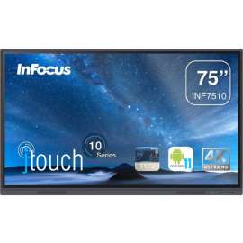 InFocus JTouch INF7510 Collaboration Display, 75" LCD, ARM Cortex A55 1.40 GHz, 4 GB, Infrared (IrDA)
