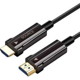 4XEM 7M 23FT Active Optical Fiber 2.1 HDMI, 23 ft Fiber Optic A/V Cable for Audio/Video Device, Blu-ray Player, HDTV, DVD Player, Digital Video Recorder, Gaming Console, Projector, Display Screen, Home Theater System, Digital Signage Display, Apple TV, ..