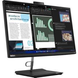 Lenovo ThinkCentre Neo 30a 12B000A7US All-in-One Computer, Intel Core i3 12th Gen i3-1220P Deca-core (10 Core), 8 GB RAM DDR4 SDRAM, 256 GB NVMe M.2 PCI Express PCI Express NVMe 3.0 x4 SSD, 23.8" Full HD 1920 x 1080