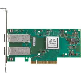 NVIDIA ConnectX-5 EN 25Gigabit Ethernet Card - PCI Express 3.0 x8 - 3.13 GB/s Data Transfer Rate - 2 Port(s) - Optical Fiber - OCP 2.0 Bracket Height - 25GBase-X - SFP28 - Plug-in Card