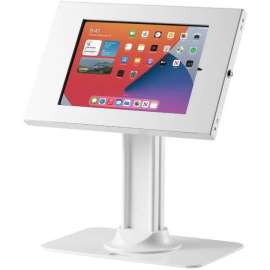 SIIG Lockable Countertop Kiosk Stand for iPad, Tablet Security Stand, Lockable Countertop Kiosk Stand Holder for iPad w/ Lock and Key Mechanism, fits 9.7" to 11" tablets, 90 Rotate, 75 Tilt, iPad, iPad Air, iPad Pro, Samsung Galaxy Tab A