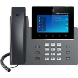 Grandstream GXV3450 IP Phone, Corded, Corded, Wi-Fi, Bluetooth, Desktop