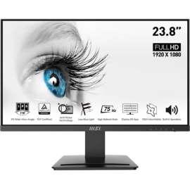 MSI Pro MP243 24" Full HD LCD Monitor - 16:9 - 24" Class - In-plane Switching (IPS) Technology - LED Backlight - 1920 x 1080 - 16.7 Million Colors - 250 Nit - 6 ms - 75 Hz Refresh Rate - HDMI - DisplayPort - USB Hub