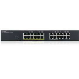 ZYXEL 24-port GbE Smart Managed PoE Switch, 24 Ports, Manageable, Gigabit Ethernet, 10/100/1000Base-T