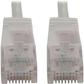 Tripp Lite Cat6a 10G Snagless Molded Slim UTP Ethernet Cable (RJ45 M/M), PoE, White, 5 ft. (1.5 m) - 5 ft Category 6a Network Cable for Network Device, Server, Switch, Router, Hub, Printer, Computer, Photocopier, Modem, PoE Device, Patch Panel, ...