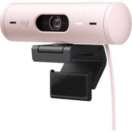 Logitech BRIO 500 Webcam, 4 Megapixel, 60 fps, Rose, USB Type C