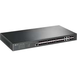 Tp Link TP-Link TL-SG3428XF, JetStream 24-Port SFP L2+ Managed Switch with 4 10GE SFP+ Slots, Limited Lifetime Protection, 4 Ports, Manageable