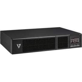 V7 On-Line UPS2URM1500DC-NC-1N 1500VA Rack-mountable UPS, 2U Rack-mountable, 3 Hour Recharge, 2.70 Minute Stand-by, 120 V AC Input