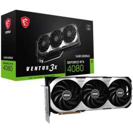 MSI NVIDIA GeForce RTX 4080 Graphic Card, 16 GB GDDR6X, 2.52 GHz Boost Clock, 256 bit Bus Width, PCI Express 4.0