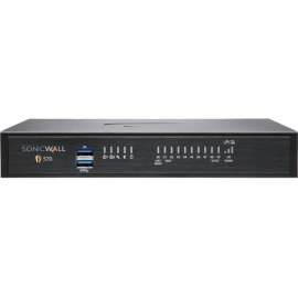 SonicWall TZ570W Network Security/Firewall Appliance - Intrusion Prevention - 8 Port - 1000Base-T - 5 Gigabit Ethernet - 512 MB/s Firewall Throughput - Wireless LAN IEEE 802.11ac - AES (192-bit), DES, MD5, AES (256-bit), 3DES, AES (128-bit), SHA-1
