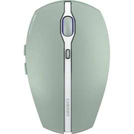 CHERRY Bluetooth(r) mouse with multi-device function, Agave Green, Optical sensor, 7 buttons, scroll wheel, multi-device function for up to 3 devices, encrypted Bluetooth(r)5.0 (AES 128)