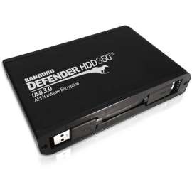 Kanguru Solutions Kanguru Defender SSD350 500 GB FIPS 140-2 Certified, Hardware Encrypted Solid State Drive, USB 3.2 (Gen 1), 256-bit AES Encryption Standard, 3 Year Warranty
