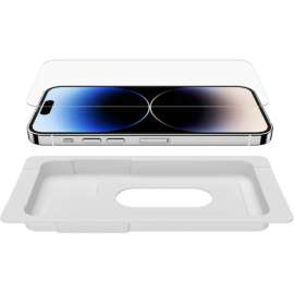 Belkin Mobile Belkin Screenforce UltraGlass Treated Screen Protector for iPhone 14 Pro Crystal Clear - For LCD iPhone 14 Pro - Impact Resistant, Scratch Resistant, Scuff Resistant, Wear Resistant, Tear Resistant, Fingerprint Resistant, Damage Resist
