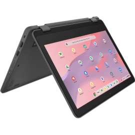 Lenovo 300e Yoga Chromebook Gen 4 82W20002US 11.6" Touchscreen Convertible 2 in 1 Chromebook - HD - 1366 x 768 - Octa-core (ARM Cortex A76 Dual-core (2 Core) 2.05 GHz + Cortex A55 Hexa-core (6 Core) 2 GHz) - 4 GB Total RAM - 4 GB On-board Memory - 3