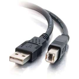 C2G 5m USB Cable, USB A to USB B Cable, M/M, Type A Male USB, Type B Male USB