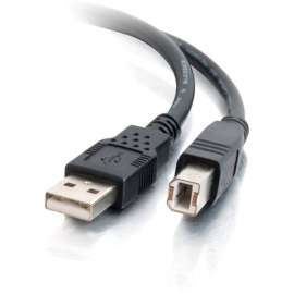C2G 2m USB Cable, USB A to USB B Cable, M/M, Type A USB, Type B USB