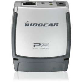 IOGEAR GPSU21 Print Server, 1 x 10/100Base-TX Network, 1 x USB 2.0, 100Mbps