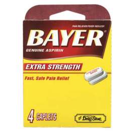 Bayer Lil Drugstore Extra Strength Aspirin 4 ct