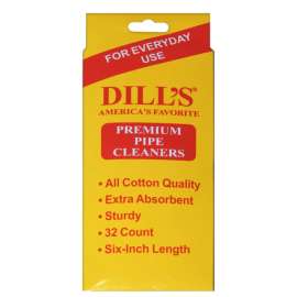 Dill's Tobacco Smoking Pipe Cleaners Cotton 1 pk