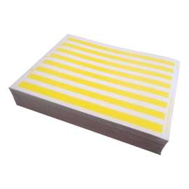 Adhesive Backed Yellow Bin Tag Labels