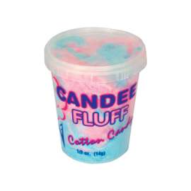 Gold Medal Candee Fluff Vanilla Pink/Blue Raspberry Cotton Candy 1 oz