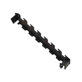 Lozier 2 in. W X 16 in. L Powder Coated Black Garden Tool Rack 6 pk